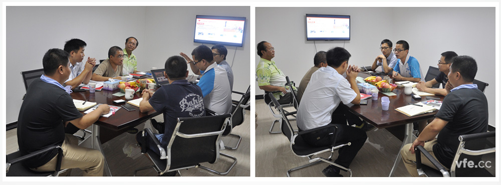 与香港力高仪器总部一行会谈中