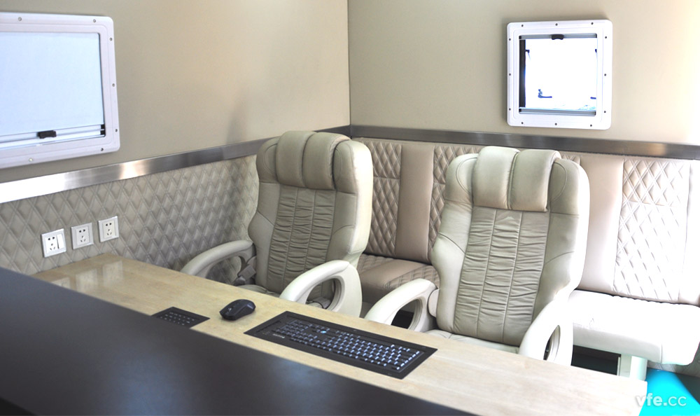 移动式高压电机能效计量检测平台内部实景