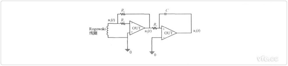 放大积分电路原理示意图 放大积分电路原理示意图