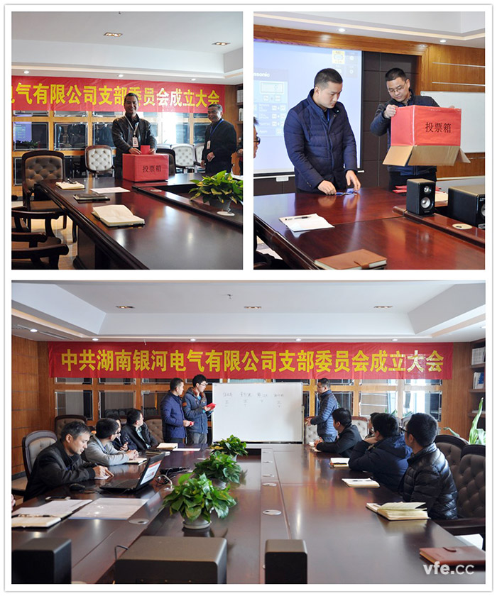 湖南银河电气第一届党支部选举大会 湖南银河电气第一届党支部选举大会