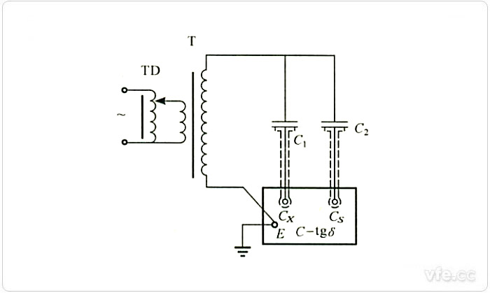 用电容比较线路检定电容比率