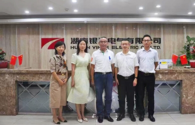 湖南省仪器仪表行业协会秘书长徐振轩一行莅临银河电气调研